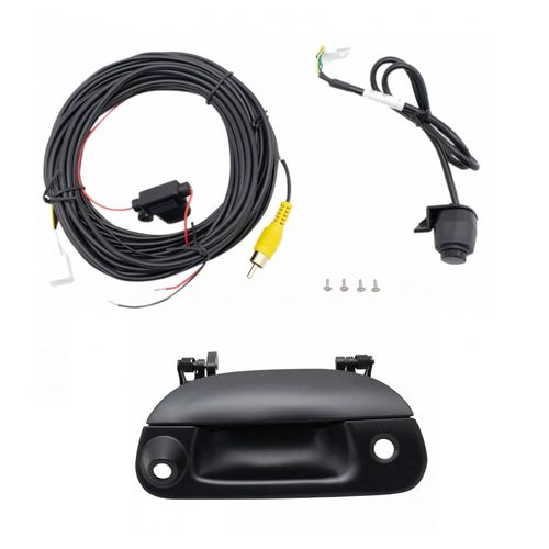 Rear Rear View Camera Kit Black Compatible with 2001-2005 Ford Explorer Sport Trac 1997-2003 F-150 2004 F-150 Heritage 1999-2007 F-250 Super Duty F-350 Super Duty F-450 Super Duty F-550 Super Duty