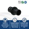 10 Pcs XFITTING Poly Pex A 3/4 Inch x 3/4 Inch Pex Expansion Poly Coupling,