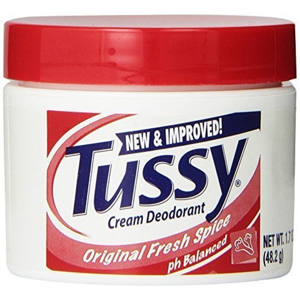Tussy Deodorant Cream, Original - 1.7 oz (Pack of 8)