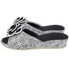 [Elegant Decor] Slippers, Black, White, M