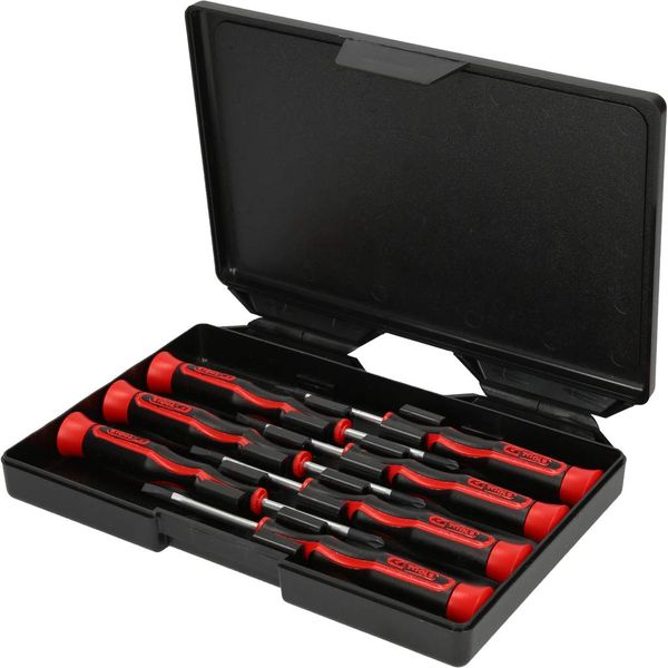 KS Tools 500.7165 Precision screwdriver set, 7 pcs, PH and slotted