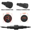 FOXCID 6.6FT Extension Cable Wire Cord For LED Warning Traffic Advisor Vehicle LED Strobe Light Bar