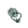 Chrome Lion Head Door Knocker with Shiny Lion Ring Style Front Door Knocker