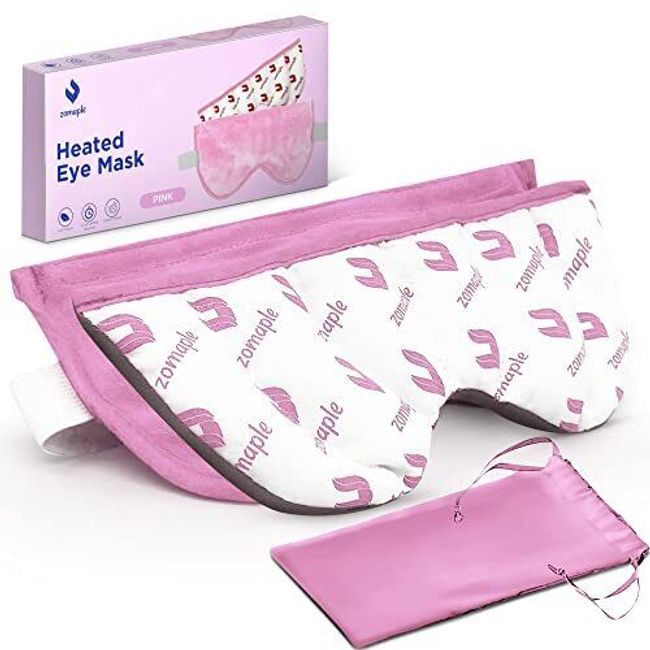 Moist Heated Eye Mask Microwave Activated for Eye Irritation Dry Eyes Itchy Eyes