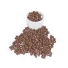 MilleniumHair Pack of 100 Threaded Micro Rings Medium Brown