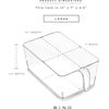 | Clear Storage Organizer | the HOLDER COLLECTION | Clear Containers for Orga...