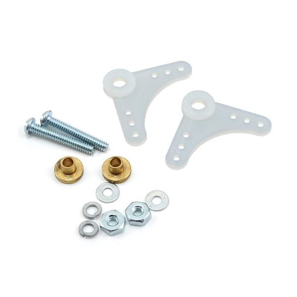 Du-Bro 167 90 Degree Nylon Bellcrank Assembly (2-Pack)