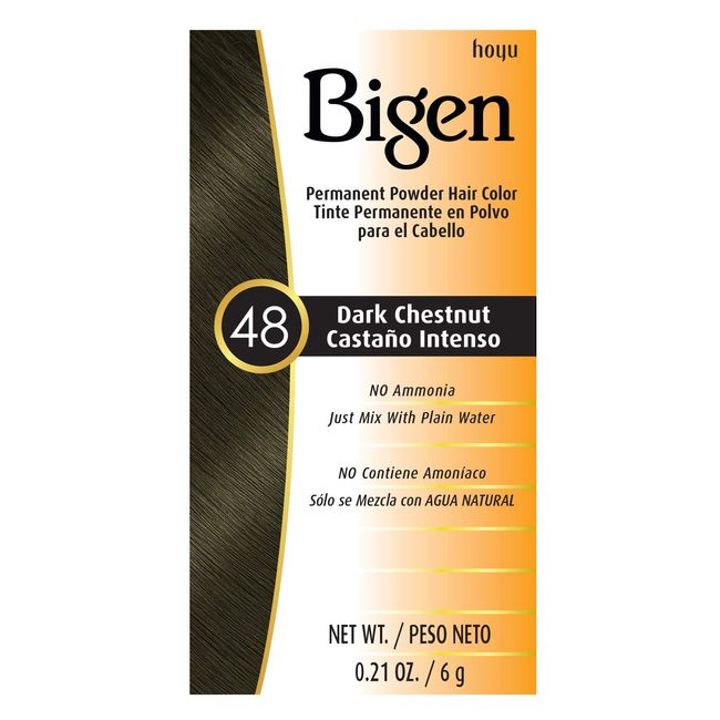 #48 Dark Chestnut Bigen Permanent Powder - 12 Pack