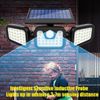 2 Pack LED Motion Sensor Solar Lights Outdoor IP65 Waterproof Security Lamp New