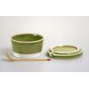 Hasamiyaki Essence 14480 Sugar Pot, Oribe Glaze