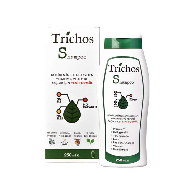 Trichos Shampoo 250 ml Bakım Şampuanı (SAÇ DÖKÜLMESİ, SAÇKIRAN VE GÜNEŞTEN KORUMA İÇİN)