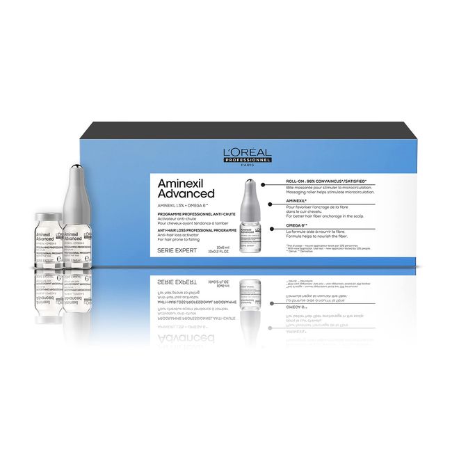 AMINEXIL Advanced ampollas enriquecidas con activos dermatológicos para Cabello 10 x 6 ml