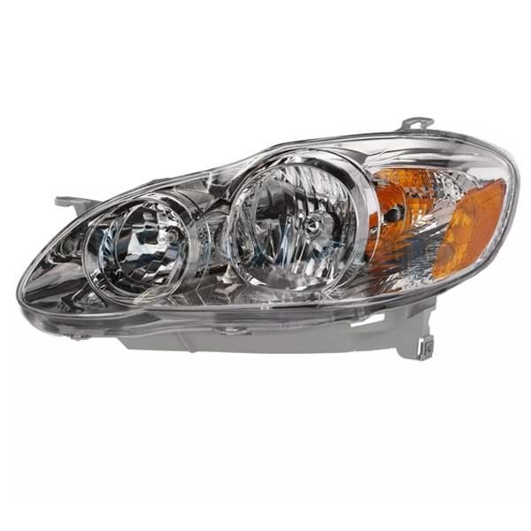 For 05-08 Corolla CE & LE USA Built Halogen Headlight Headlamp w/Bulb Left Side
