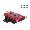 CAMVATE Camera Quick Release Plate for 577 501 504 701 Tripod (Red)