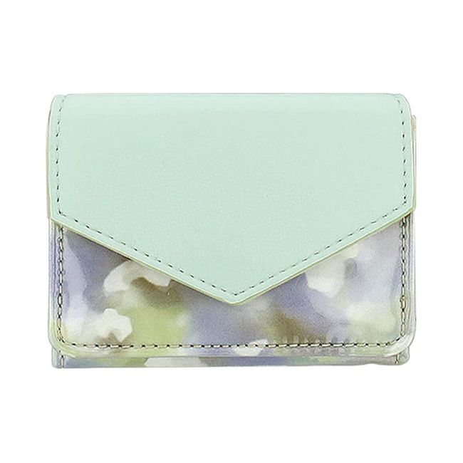 Flower Ring GWT0019-GR Wallet Aceti Pattern (Green)