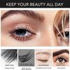 2PCs Iron Strong 3D Vol+Len Black Waterproof Mascara