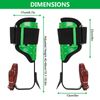 Tree Spikes Steel Tree Climbing Gear Adjustable Height Pole Climbing Spurs