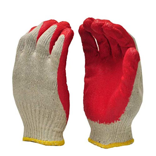 Large Nitrile Coated Work Gloves (10 Pack)