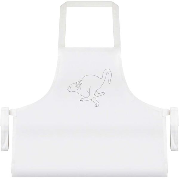 Azeeda 'Running Scared Cat' Unisex Cooking Apron (AP00082064)