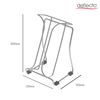 Deflecto 1/3 A4 Portrait Single Compartment Wire Literature Holder