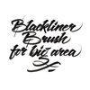 Molotow Blackliner Black Marker Brush - MO200486 Refill Ink