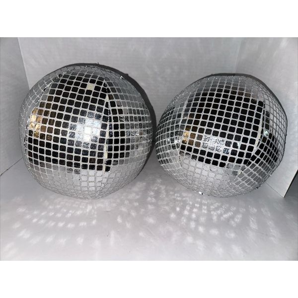 2 Plush Mirror Disco Ball Toy Plush 1F