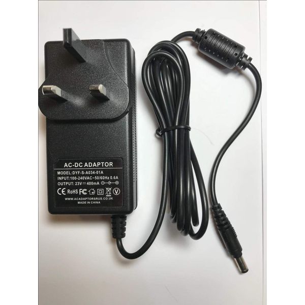 Replacement for Challenge Xtreme AC/DC Adapter SH-DC-20V400 23V 400mA Charger