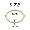 Dofash 30pcs Hyper Elastic Hair Ties Ponytail Holders Black 4mm x 5.5''(Blonde)