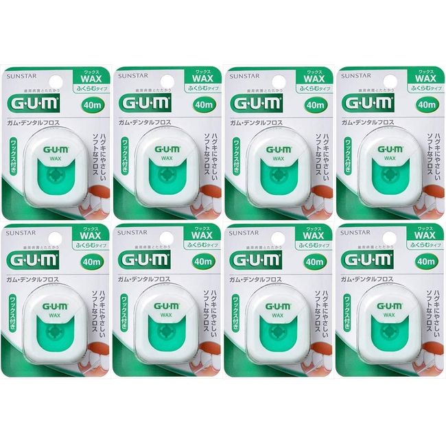 [Bulk Purchase] GUM / Dental Floss (Wax) 144.2 ft (40 m) x 8 Packs