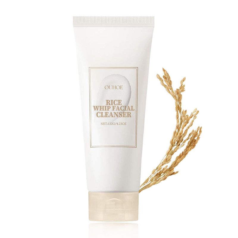 Rice Face Cleanser - Deep Cleansing Facial Cleanser for Pore Purifying ...