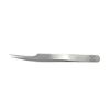 Labware High Precision Medium Point Serrated Grip Tweezers/Forceps, 4.75"