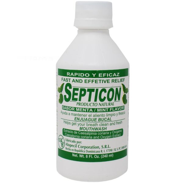 Septicon Natural Product - Mint Flavor 8fl Oz