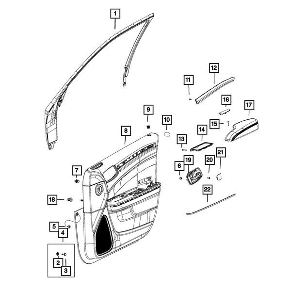 Mopar 68138992AA GROMMET