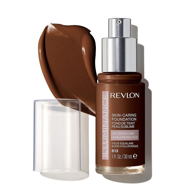 Revlon Illuminance Skin-Caring Liquid Foundation, Hyaluronic Acid, Hydrating...