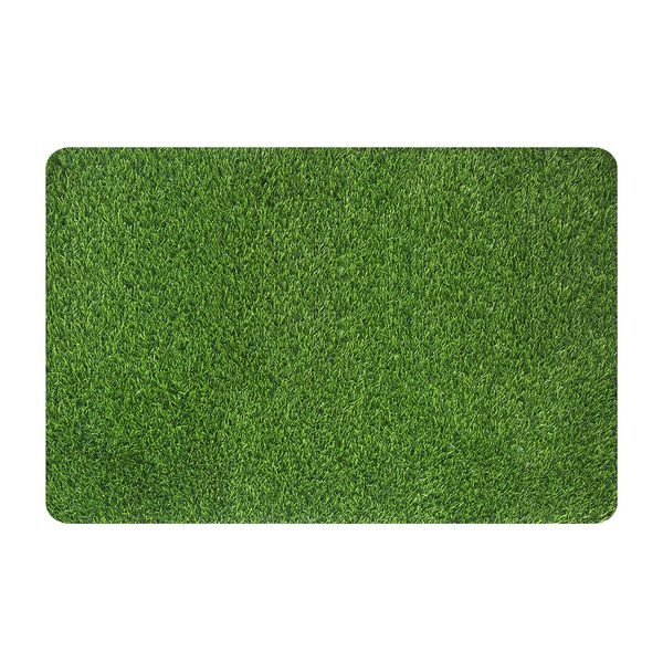 MAYSHINE Artificial Grass Door Mat Indoor/Outdoor Rug Green Turf Perfect for Multi-Purpose Home Entryway Scraper Doormat Dog Mats 24x35 inch