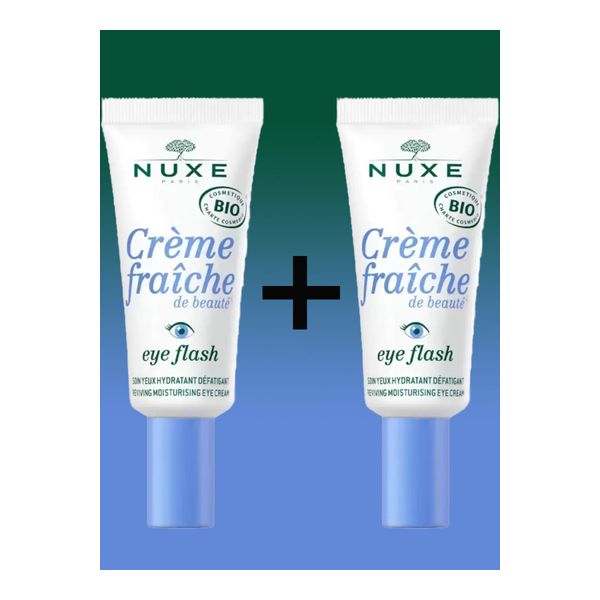 Creme Fraiche Eye Flash Soin Yeux Göz Çevresi Bakım Kremi 15 ml X2