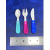 3 pc Place Setting Plastic Kid's Children Toy Table Service Cutlery Silverware