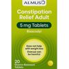 20 Constipation Relief Adult Tablets, 5mg Gastro-Resistant Fast Acting