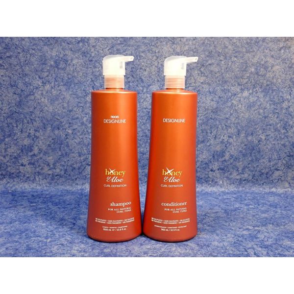 Regis Designline Honey & Aloe Curl Deifinition Shampoo & Conditioner Set 33.8oz