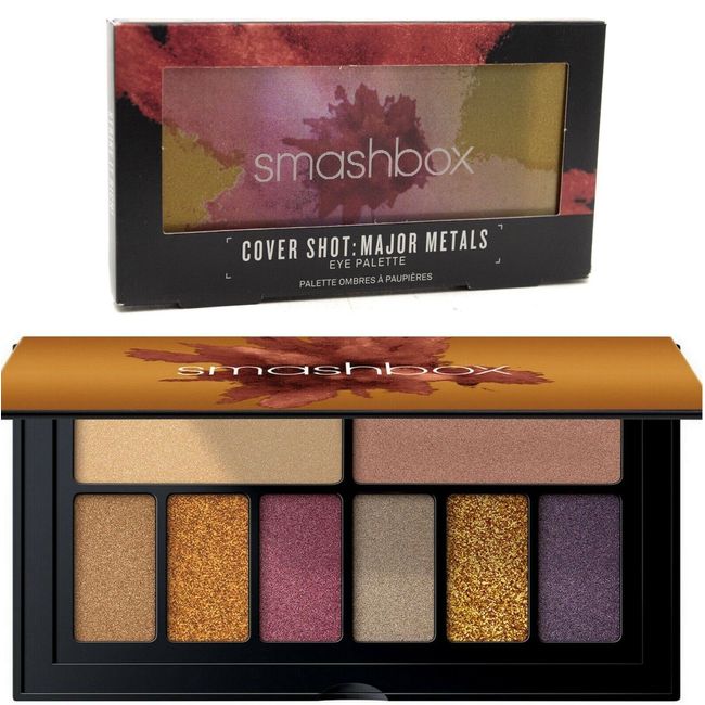 1 Smashbox Cover Shot Major Metals Eye Palette 8 Colors Of Eyeshadows