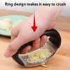 Manual Garlic Press Crusher Squeezer Tool Stainless Steel Masher Kitchen Tools