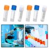 通用 20 Pcs 1.8 ml Graduated Plastic Clear Test Tubes Small Bottle Sample Container Plastic Sample Bottles for Scientific Experiments