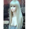 Forever Young Ladies Long Sleek Straight Platinum Blonde Fashion Wig