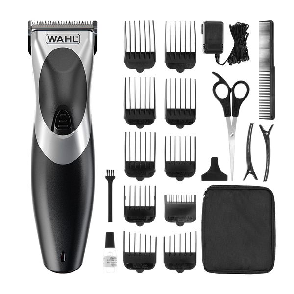 Wahl Clip ‘N Rinse Cord/Cordless Hair Clipper, Rechargeable Clipper, Hair Clippers for Men, Head Shaver, Men's Hair Clipper Kit, Male Grooming Set, Corded, Cordless, Washable Head, Home Hair Cutting