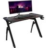 Deco Gear Gaming Desk 47" LED Waterproof PC Laptop Computer Table Workstation