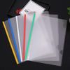10pcs A4 Clear Clip Bar Files Report Project Presentation Slide Binder Folders (A4-10Pcs)