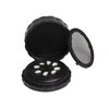 Denture Case,Dental All-Ceramic Veneer Processing Box, Denture Veneer Processing Box Round Shape Reusable Black Denture Storage Box with Spare Pad