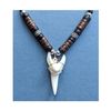 BRILLIANT GIFTS LARGE SHELL RESIN TOOTH SHAPED NECKLACE