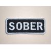 SOBER  Biker Vest Patch