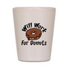 CafePress Donuts Unique and Funny Shot Glass